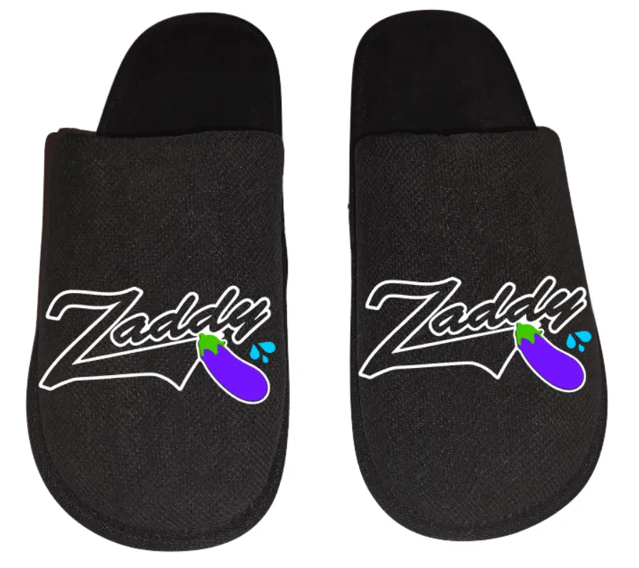 Zaddy Mens Slippers / House Shoes slides gift